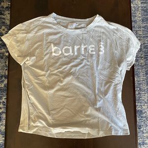 BARRE3 workout crop top